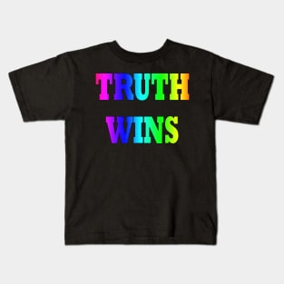 Truth wins - multicolor Kids T-Shirt